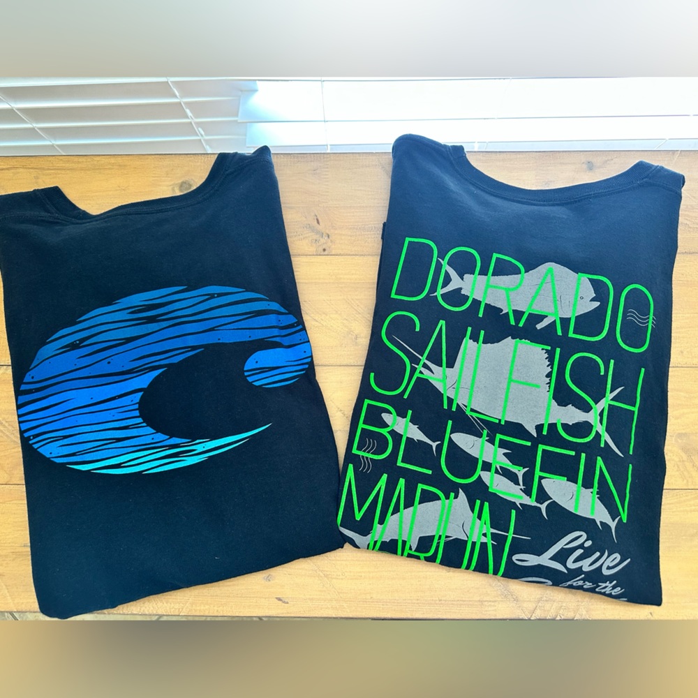 Costa Black and Blue Long Sleeve Tee